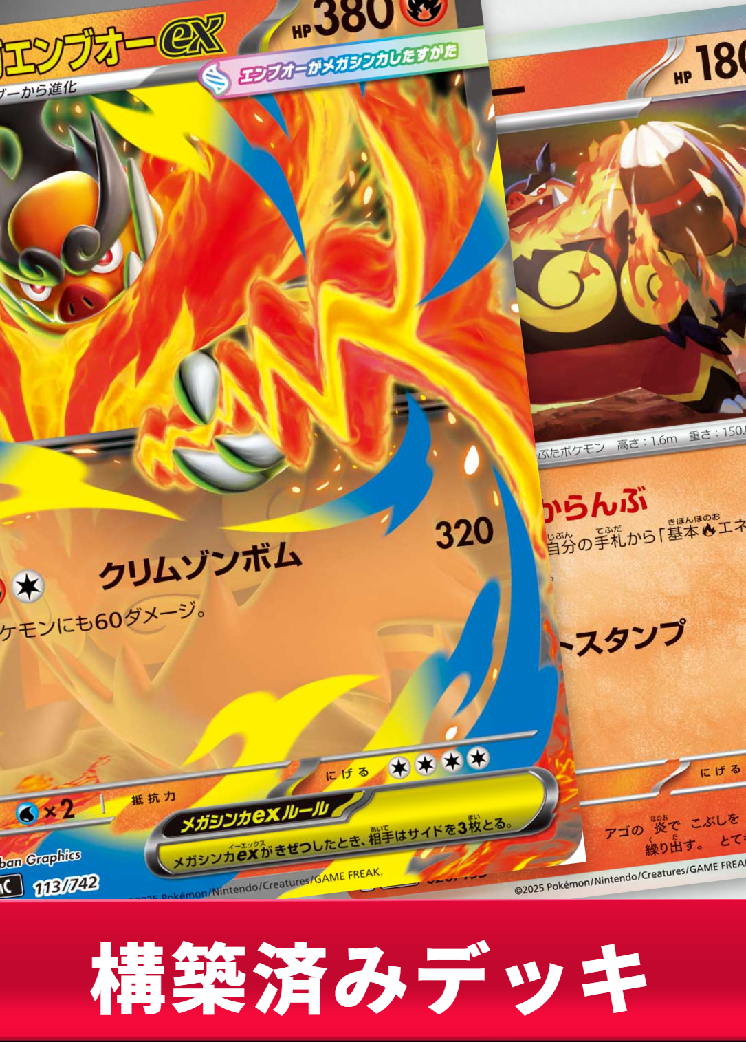 メガエンブオーexデッキ【デッキ販売】の通販 - カーナベル
