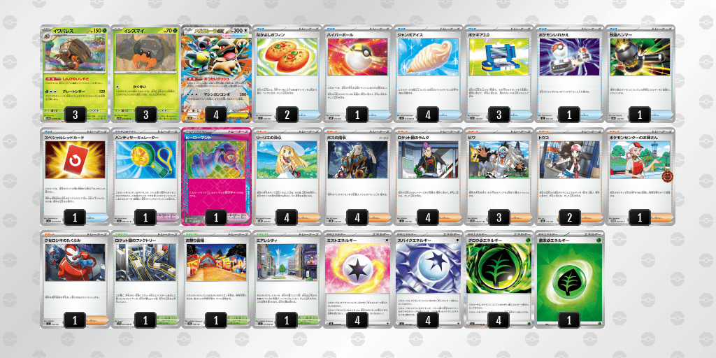 【WCS2026TOP8】ガルーライワパレス【デッキ販売】 - 内容