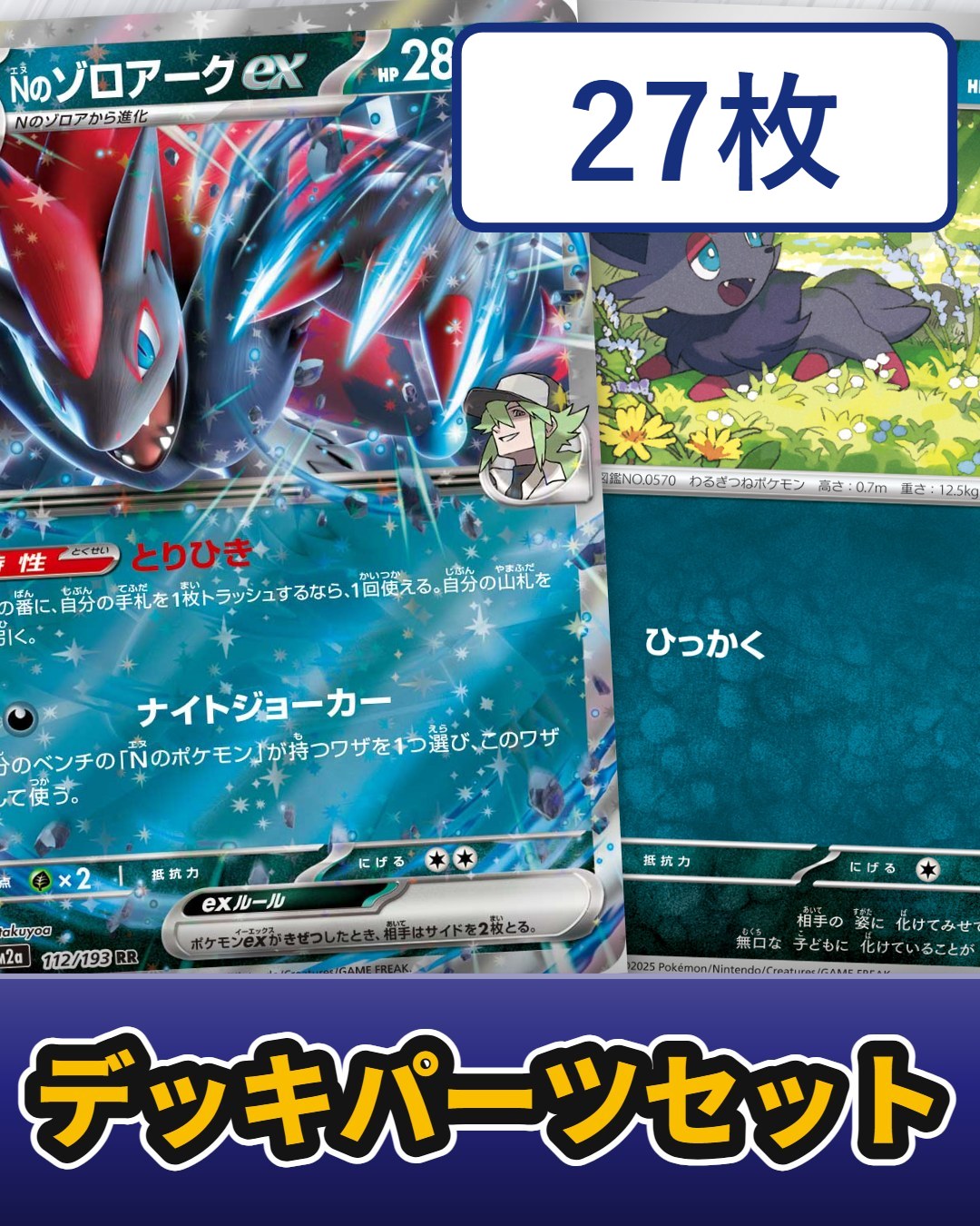 Nのゾロアークexはじめようセット【セット販売】